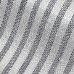 画像1 [バセッティ] 麻リネンストライプ-グレー #8429