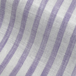 画像1 [バセッティ] 麻リネンストライプ-パープル #8430