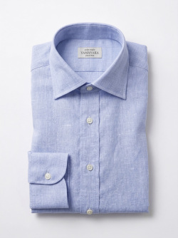 画像3 [アルビニ] 麻リネン-サックス #8436