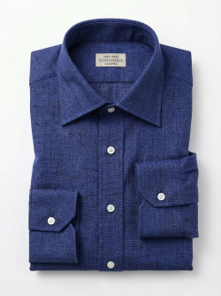 画像3 [カンクリーニ canclini] 麻リネン-ネイビー #8442