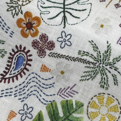 画像1 [TEXTA テクスタ] 麻プリント #8444