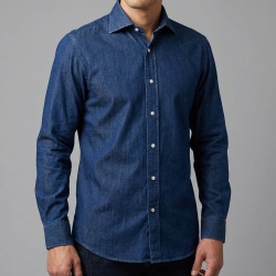 [国産生地] デニム-ネイビー #920_写真4