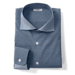 [国産生地] ダンガリー-ブルー #924_写真3