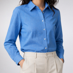 [ギザ GIZA] シャンブレー-ブルー #92_写真5