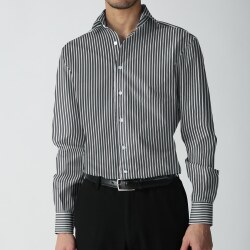 [ブレンバーナ] チョークストライプ-ブラック #932_写真4