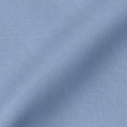 [カルロリーバ] ポプリンテラ・160番双糸サウザンドストライプ-ブルー #calroriva_115616_写真1