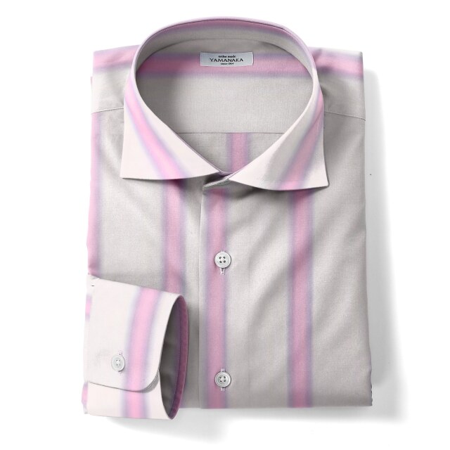 プラダ 22SS SC568 S221 10E0 マルチカラーストライプ長袖シャツ