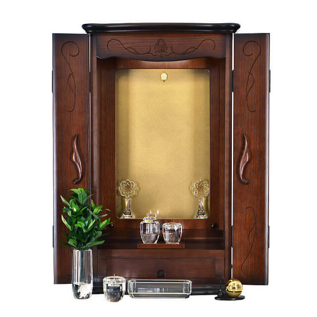 上置きコンパクト仏壇 ビアンコ ダーク 上置き