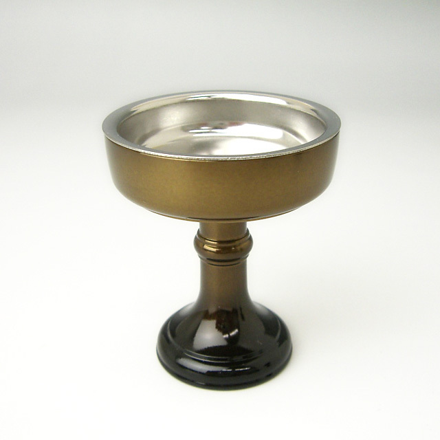 高級銅器 仏飯器(仏器) コハク