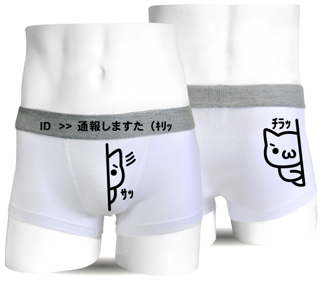 顔文字アスキーアートボクサーパンツ通報しますた