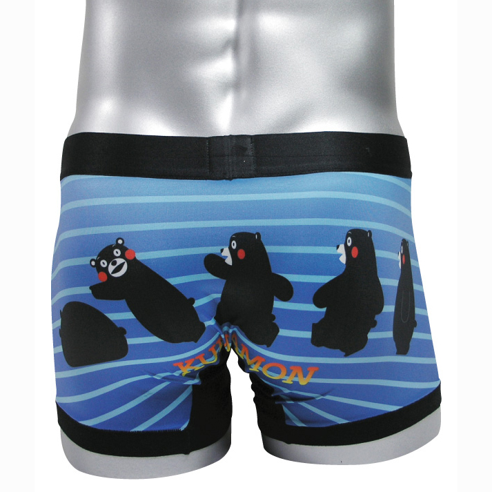 リアル 【 プリントウォーキング くまモン 】 ボクサーパンツ 熊本 ご当地 ゆるキャラ 可愛い パンツ グッズ 男性 下着 【最高級】 (syk)