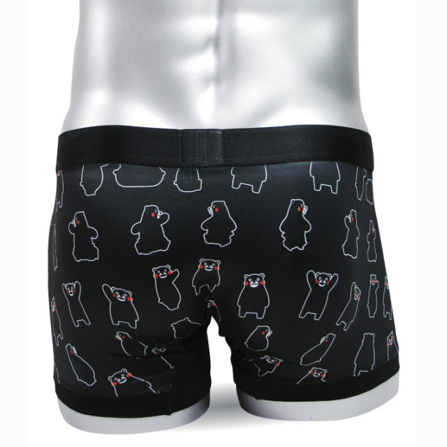 リアル プリント ブラックラ ンダム くまモン ボクサーパンツ 熊本 ご