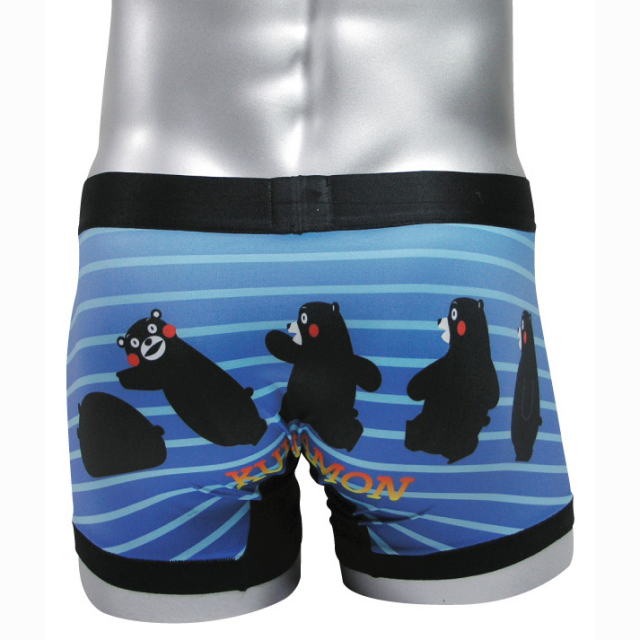 リアル 【 プリントウォーキング くまモン 】 ボクサーパンツ 熊本 ご当地 ゆるキャラ 可愛い パンツ グッズ 男性 下着 【最高級】 (syk)