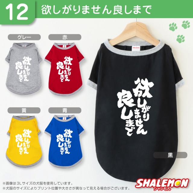 犬服 犬 ( 選べるデザイン 選べるサイズ ) おもしろTシャツ 面白い