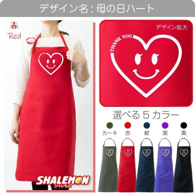 母の日 プレゼント 実用的 ギフト カーネーション ( エプロン