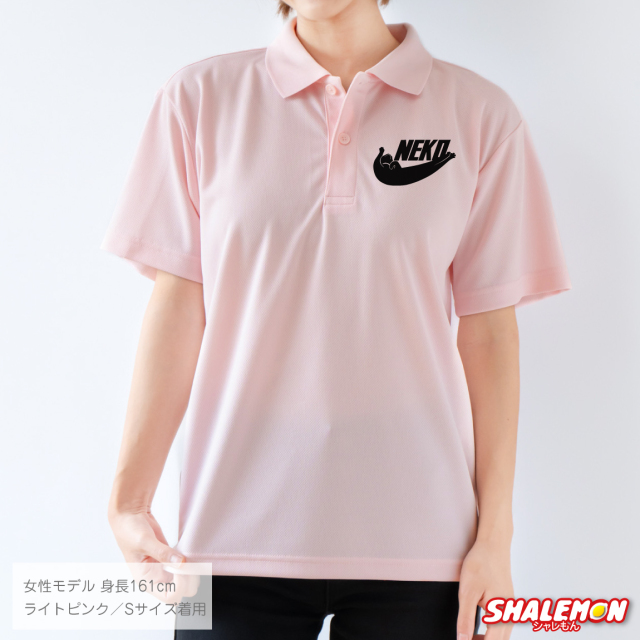 新品未使用】yukiemon 3L ネコネコポロシャツ ピンク 猫 ネコ ポロシャツ メンズ レディース ( NEKO 選べる13色 )