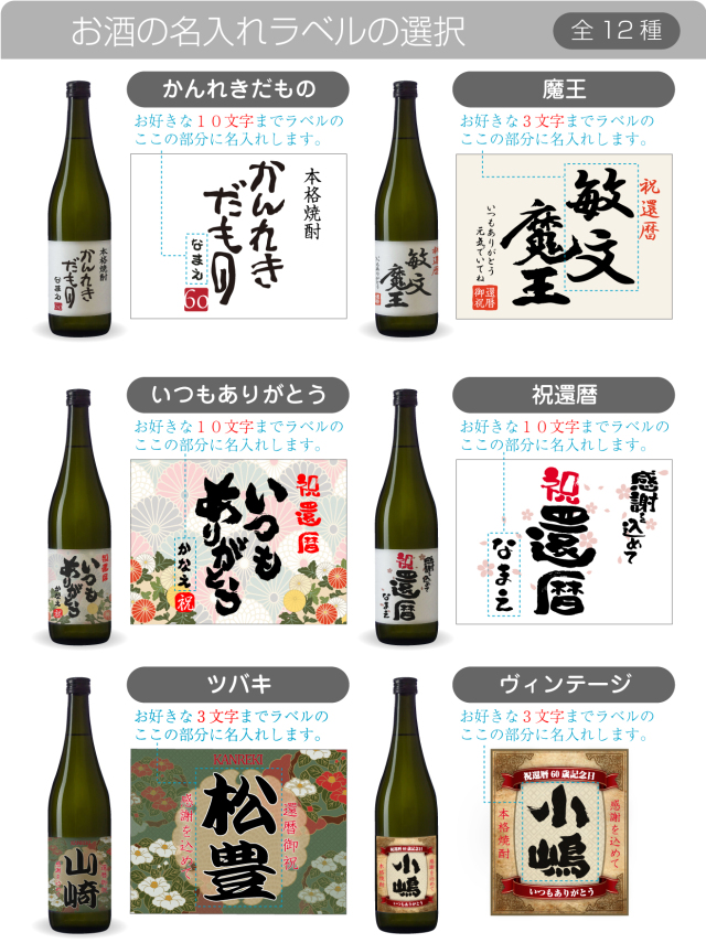 還暦 還暦祝い 名入れ ちゃんちゃんこ酒 酒 焼酎 ( 選べる 麦 と 芋