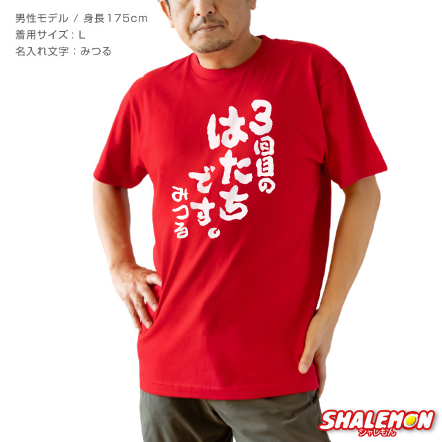 還暦祝い 名入れ Tシャツ ( 3回目のはたちです。還暦 tシャツ ) 還暦T