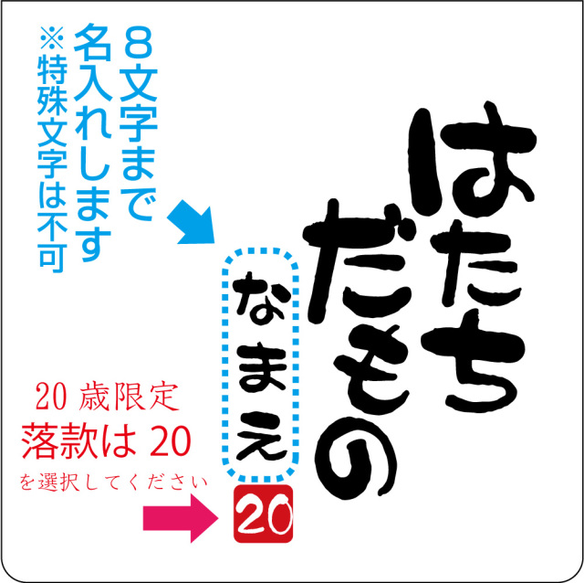 名入れ 二十歳 二十代 アラハタ Tシャツ 選べる5色 代 だものシリーズ 歳 プレゼント 誕生日 プレゼント 面白い バースデー メンズ レディース