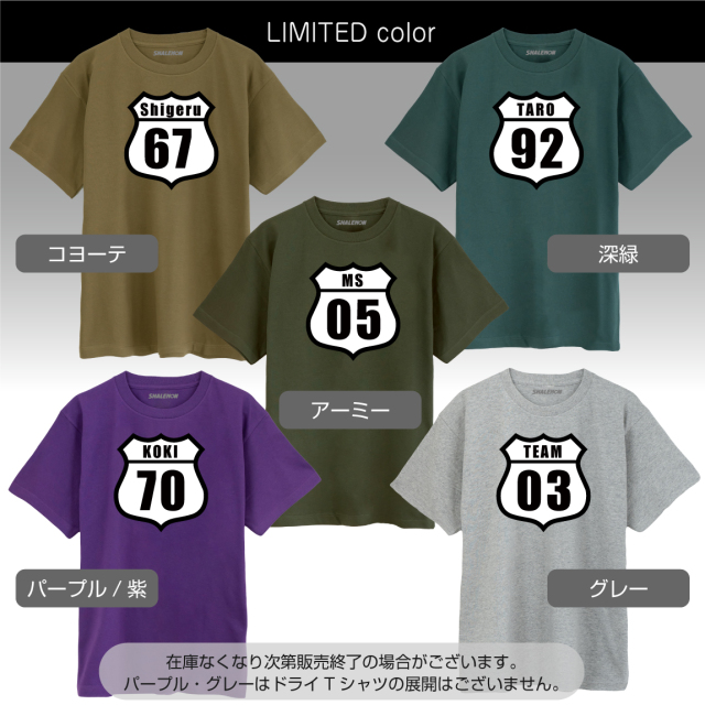 名入れ オリジナル Tシャツ ( 名入れ 番号 ルート デザイン ) 誕生日