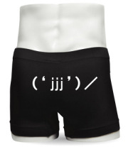 顔文字じぇじぇじぇ！シームレスボクサーパンツ