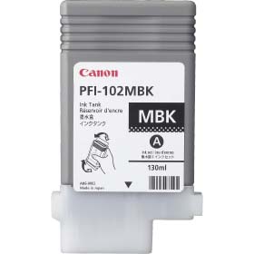 CANON iPF510・610・605L　インク顔料マットブラック(130ml) - PFI-102MBK