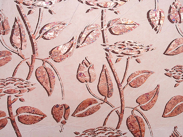 匠　和紙金装飾　タペストリー