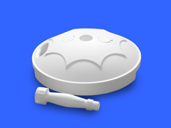 店頭前のぼり用　丸型タンク