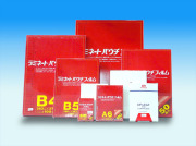 パックフィルム　両面艶有り　100μ　60mmX95mm　名刺サイズ 　100枚入り