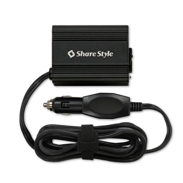 汎用 12V車専用 インバーター シガーソケット 入力 AC コンセント USB 定格 150W 最大出力 300W 疑似正弦波 50Hz 60Hz 東日本 西日本 全国 アウトドア カーチャージャー コード 長い 後部座席 3列目 家電 充電 電気 停電 災害 防災 台風 地震