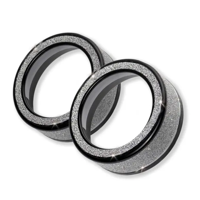 RAV4 50系 専用 エアコンダイヤルリング 2p ローレット加工 グリッター レッド ブラック シルバー 内装 アクセサリー ドレスアップ カスタム インテリア パーツ