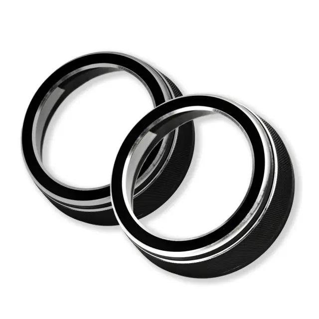 RAV4 50系】 エアコンダイヤルリング 2個セット｜レッド