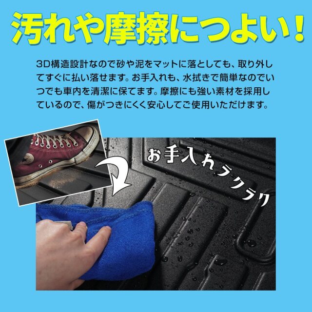 ステップワゴン RP6 RP7 RP8 ガソリン車 7人乗り専用 3Dフロアマット