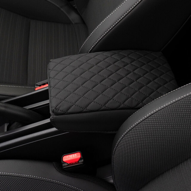 WR-V DG5 アームレストカバー PUレザー キルティング ひじ掛け 肘置き