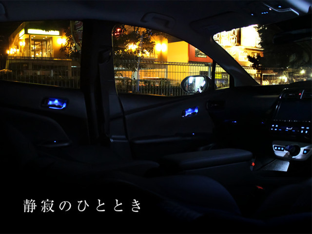 プリウス 50系 前期 後期 LED ドアノブインナーランプ PHV ルーム 室内