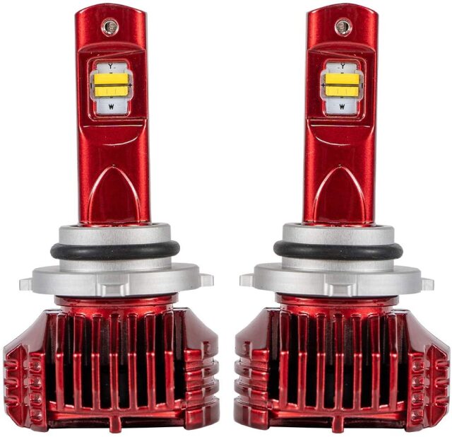 本体カラーとバルブ形状選択レッドHB4