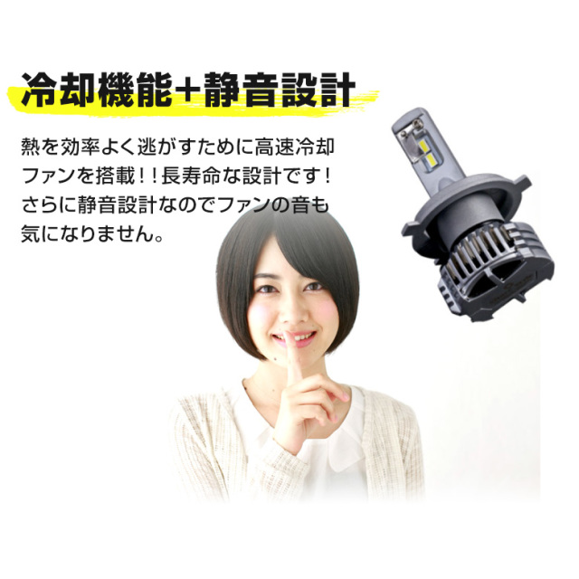 H4 LED ヘッドライト Z Glanz PRO MAXX