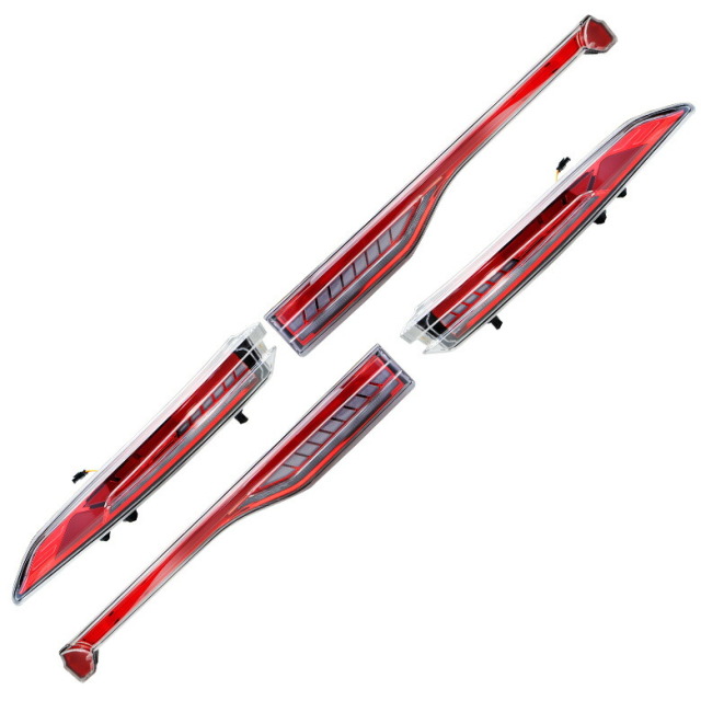 ハリアー80系 ファイバーLEDテールランプ　レッド点滅　HL14T11901 ハリアー 80系 専用 ファイバーLEDテールランプ