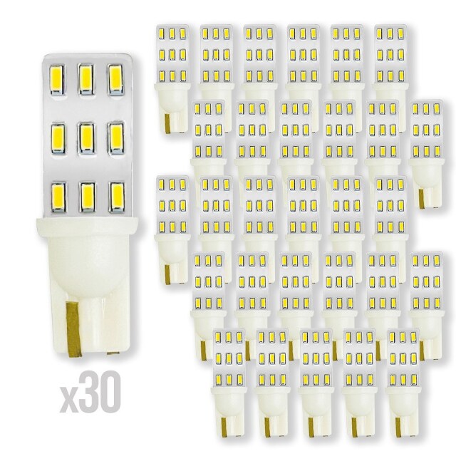 LED バルブ T10 【鏡面加工ホワイト-30p】