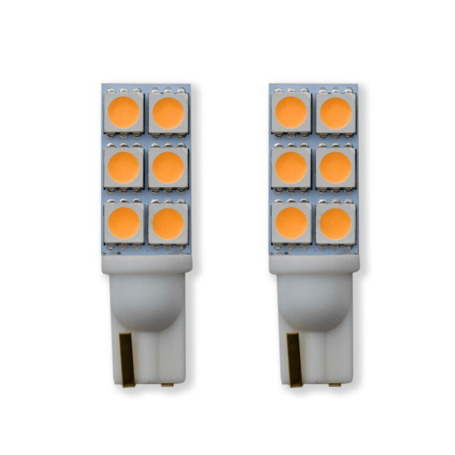 T10 LED バルブ 6連 9連 無極性 板型 プレートタイプ 高輝度 純白
