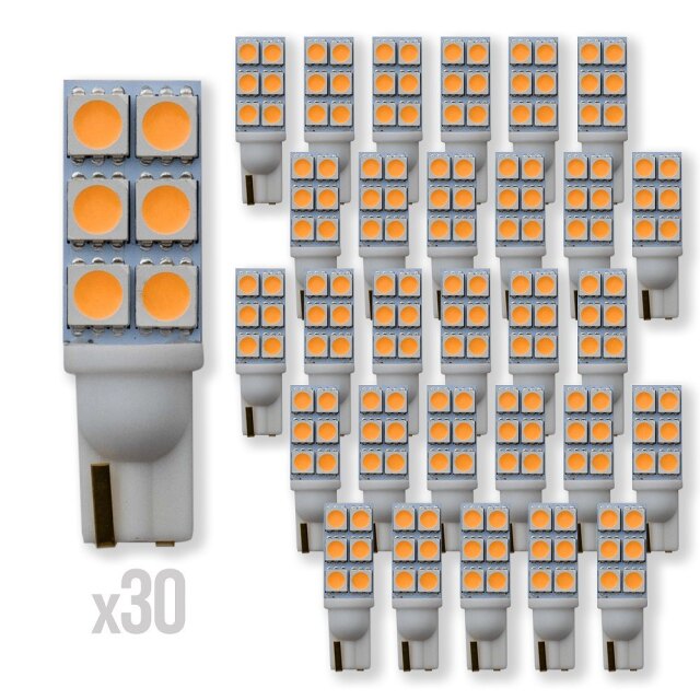 LED バルブ T10 【ゴールド-30p】