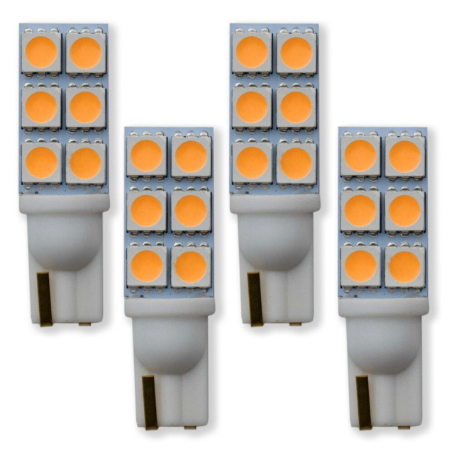 LED バルブ T10 【ゴールド-4p】