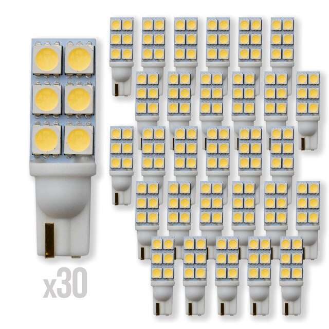 LED バルブ T10 【ホワイト-30p】