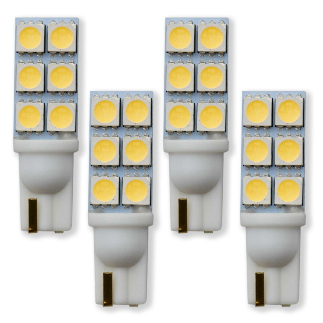 LED バルブ T10 【ホワイト-4p】