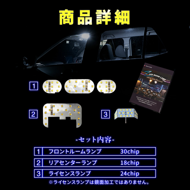 デリカ ミニ 専用 B34A B35A B37A B38A 2色切替可能 明るさ調整機能