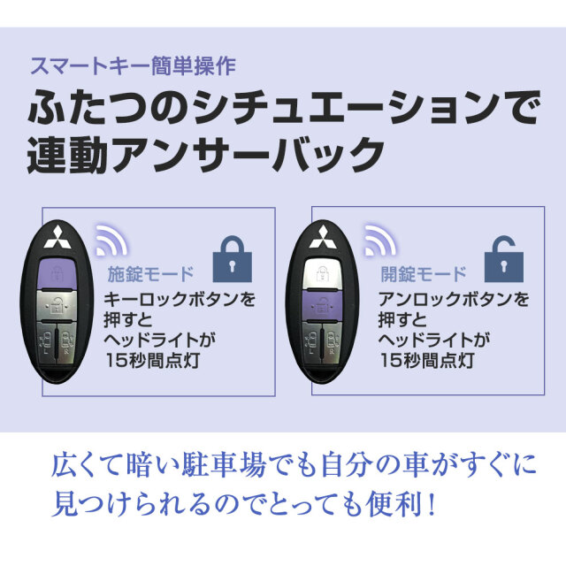 デリカミニ 専用 9大機能マルチ配線キット カプラーオン 連動 ハザード