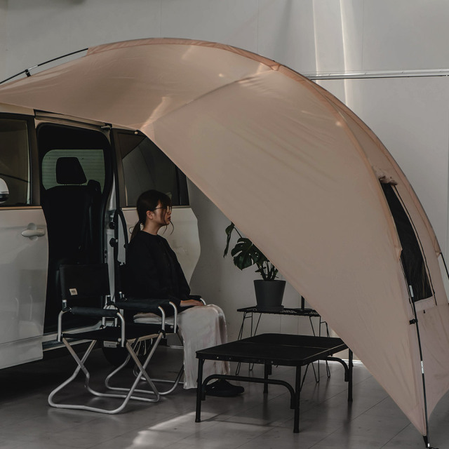 シェアスタイル カーサイドシェルター 330cm×350cm ベージュ カー
