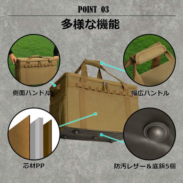 ソフトコンテナ ツールボックス ギアコンテナ 収納 ボックス 折り畳み