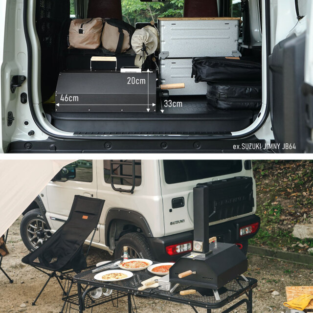 ポータブル ピザ窯 ピザ PIZZA スキレット コンパクト オーブン