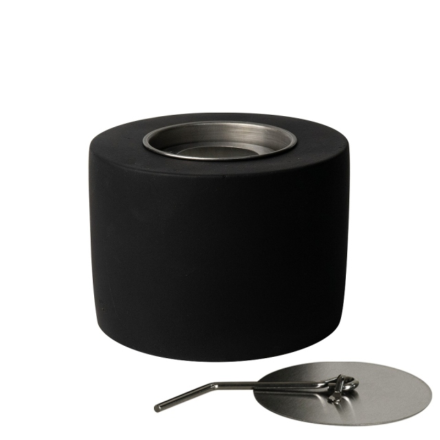【グレー予約販売 7月下旬入荷予定】  卓上 焚き火 ポット FIRE POT 本物の炎のゆらぎで癒し効果 1/fゆらぎ 無煙 無臭 たきび 焚火台 ポータブル 簡単消火 ファイヤーポット 室内 室外 屋内 屋外 インテリア リビング ダイニング バイオエタノール燃料 プレゼント ギフト